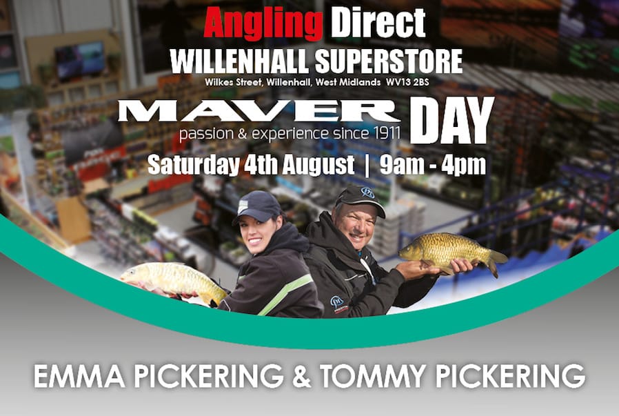 Angling Direct Willenhall Maver Open Day Saturday 4th August 2018