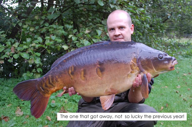 The one that got away, not so lucky the previous year blog