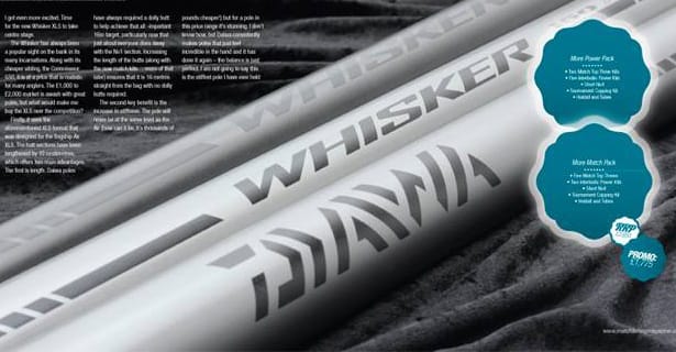 Wednesday Review… Daiwa Whisker XLS Pole