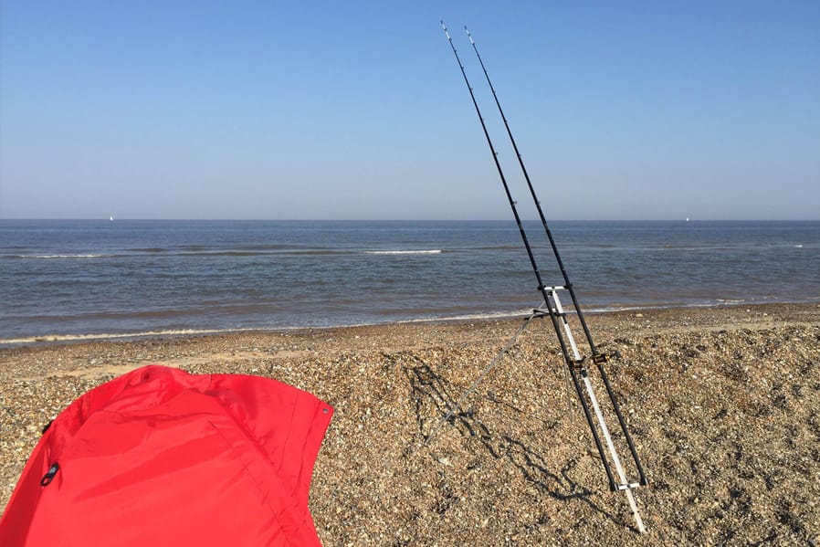 Sea Fishing From The Beach - Spring 