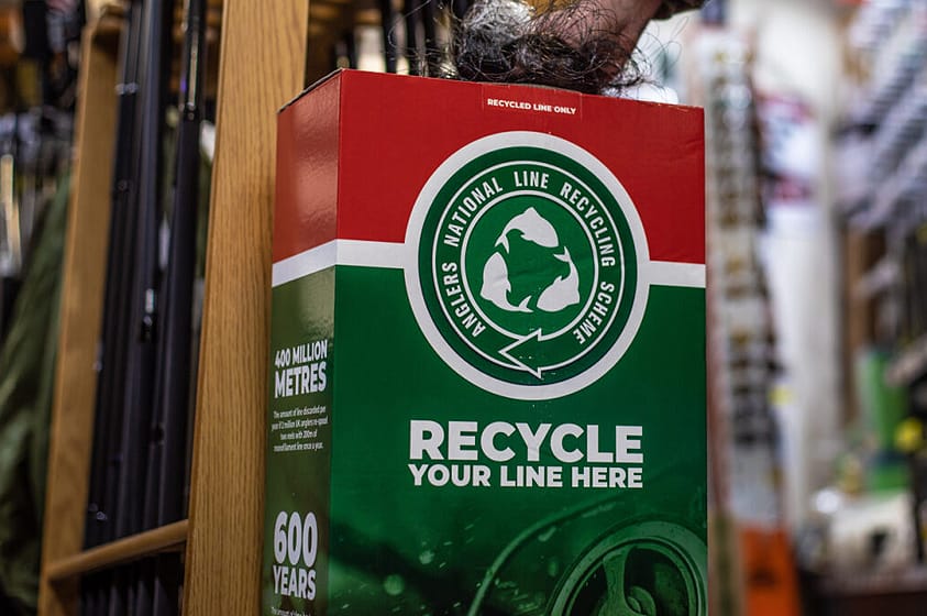 Over 5 Million Metres of Line Recycled in Angling Direct Stores