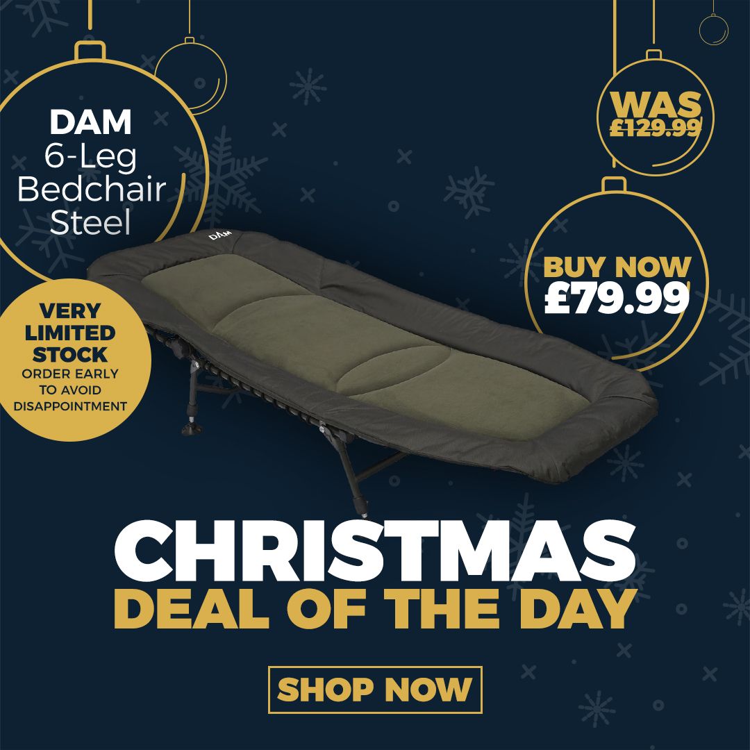 DAM 6-Leg Bedchair Microfleece Steel - Christmas Daily Deals