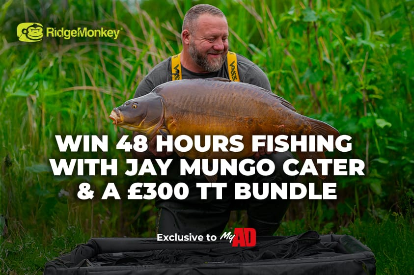 MyAD Competition - Win 48 Hours Fishing with Jay Mungo Carter and a £300 Terminal Tackle Bundle.  