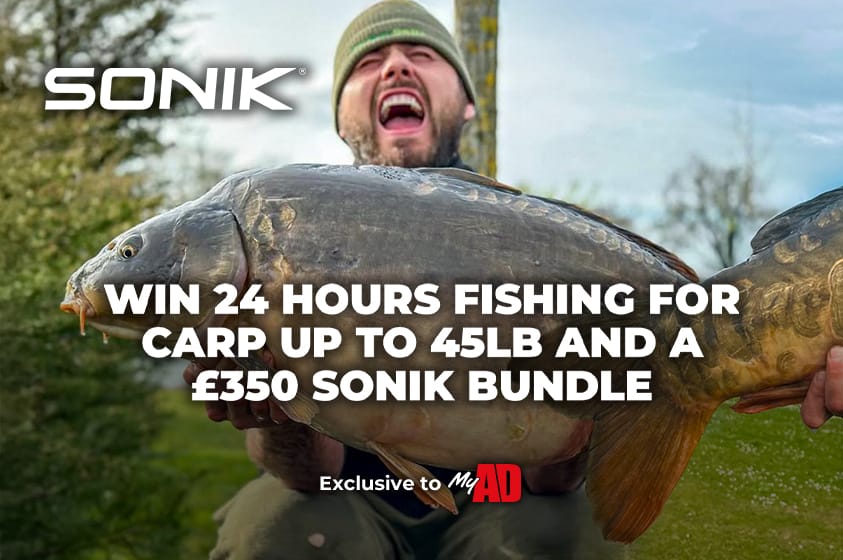 MyAD Competition - Win 24 Hours Fishing for carp up to 45lb and a £350 Sonik Bundle