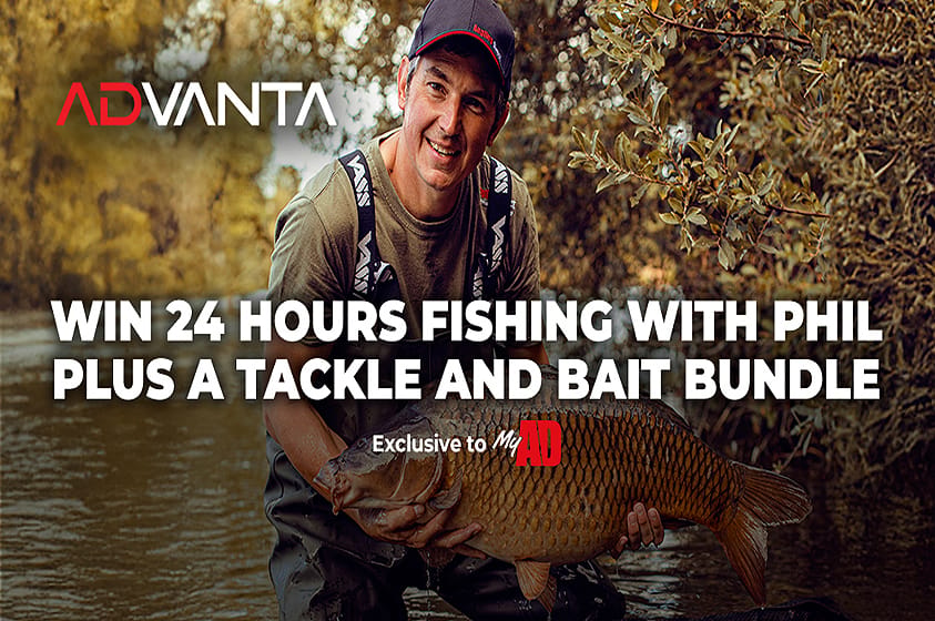 Win 24 Hours Fishing with Phil Spinks and a Tackle & Bait Bundle! 