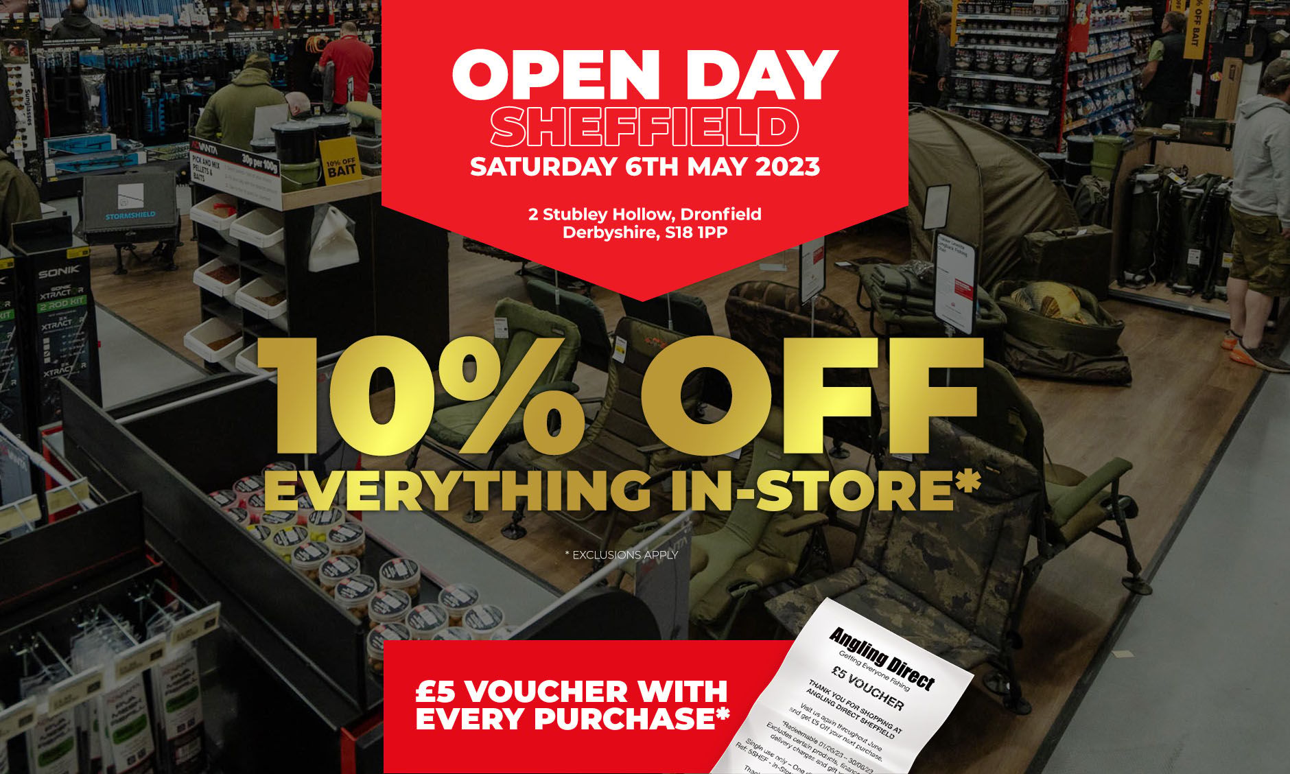 Fishing Tackle Open Day at Angling Direct Sheffield