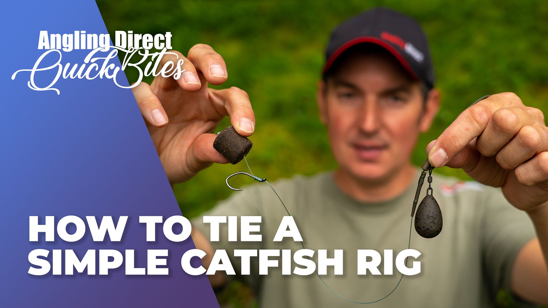 How To Tie A Simple Catfish Rig - Carp Fishing Quickbite
