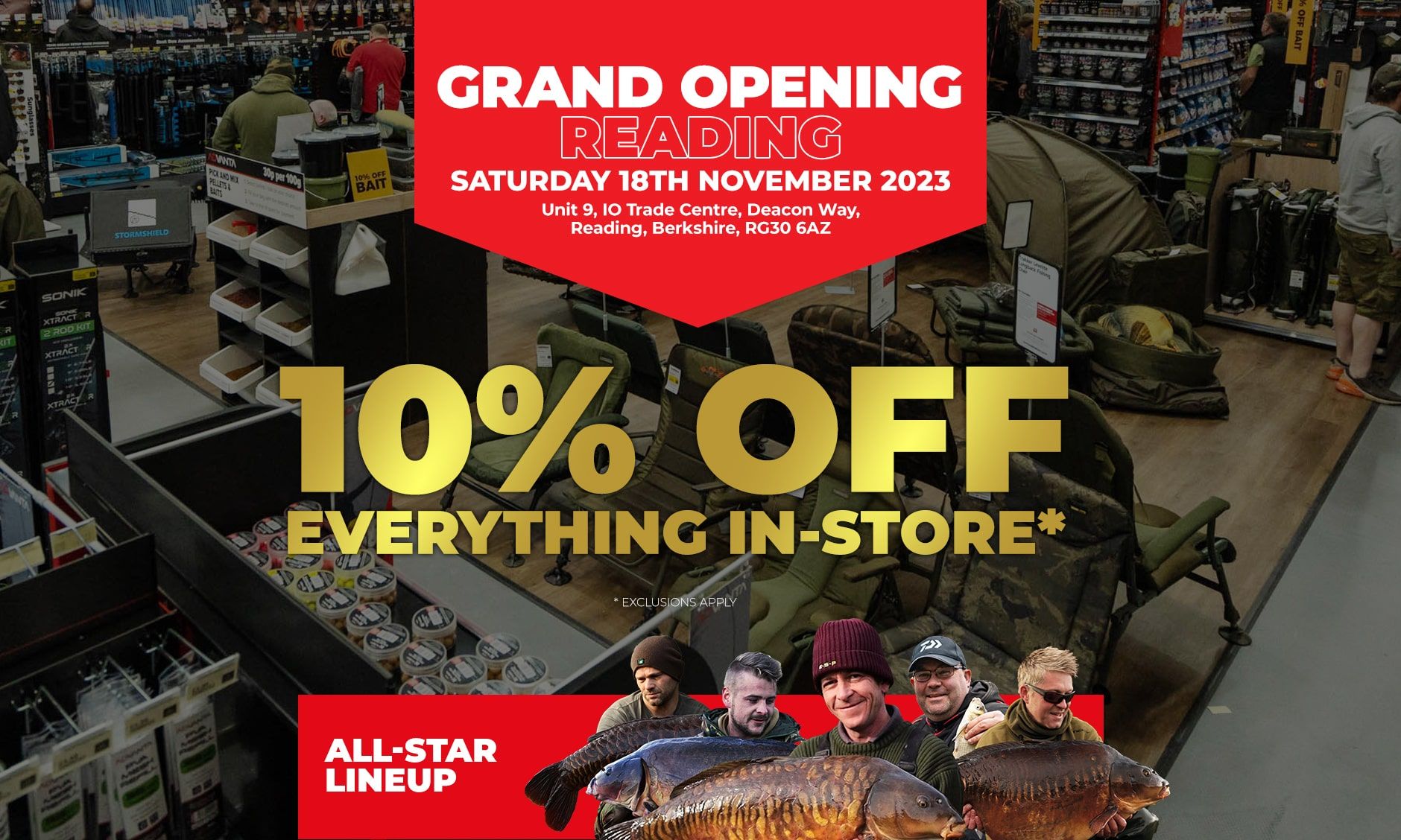 Angling Direct Reading Reopens with a Grand Celebration!