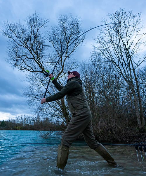 The Future is Green! - Korda Kaizen Green Carp Rods ~ Spod Rod in Action 