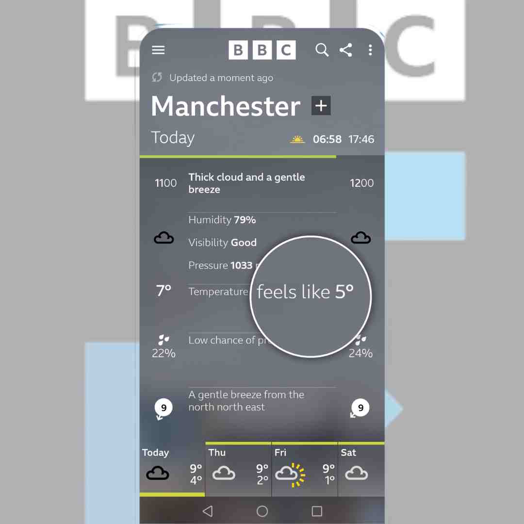 BBC Weather Features on Android