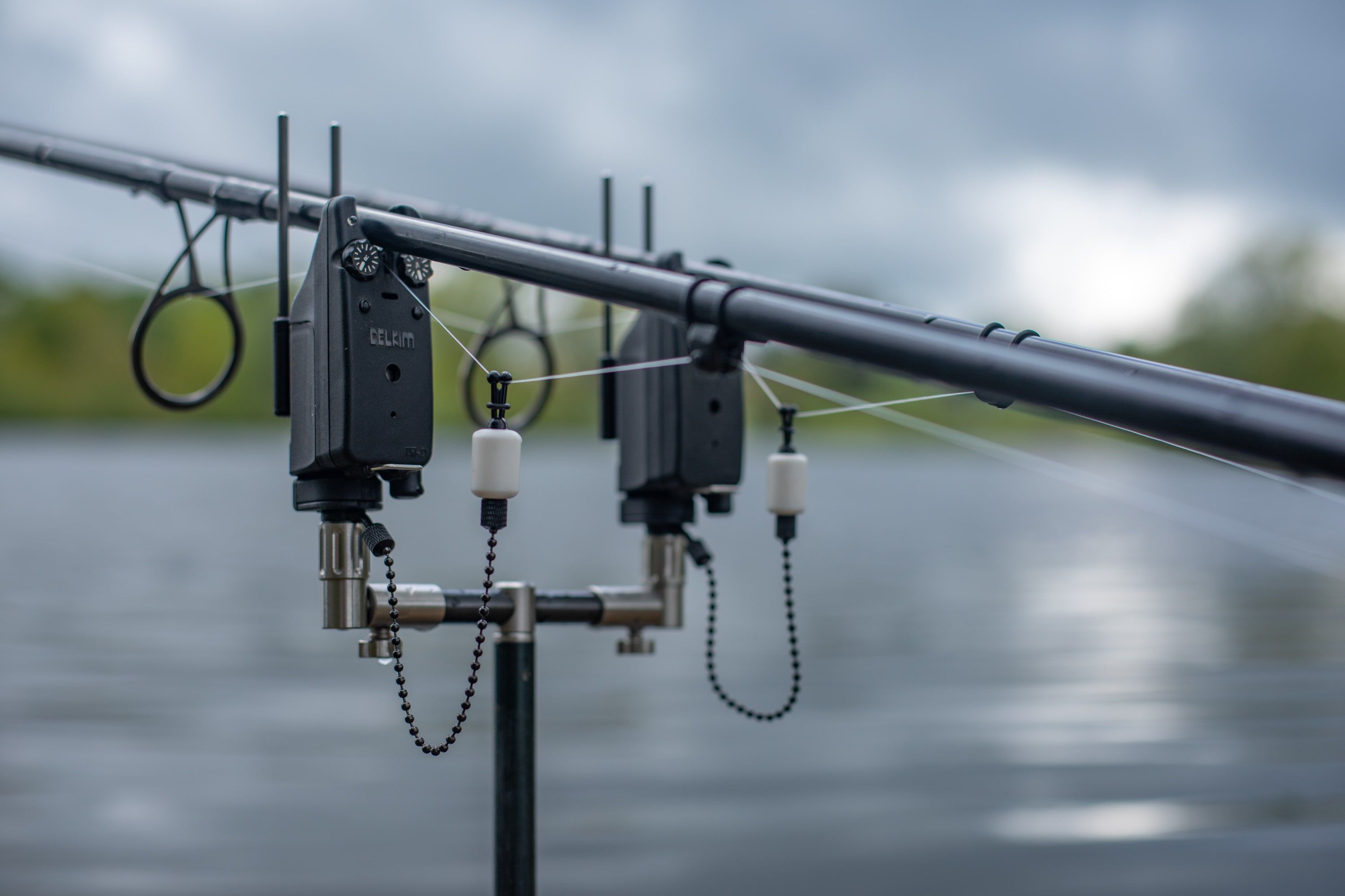 Bite alarms for fishing
