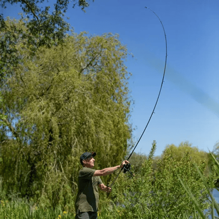 Nash Dwarf Cork Fishing Rods in action