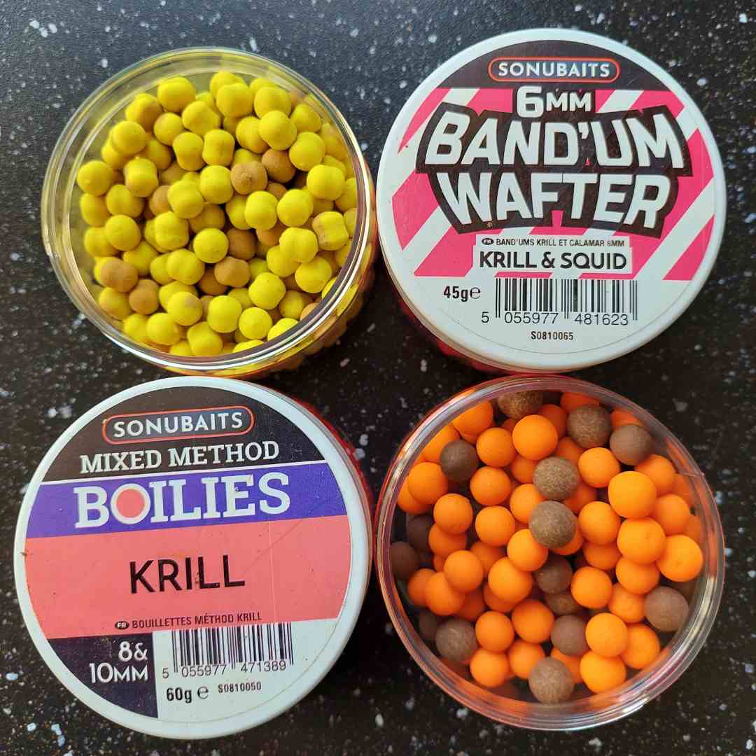 Bright carp baits