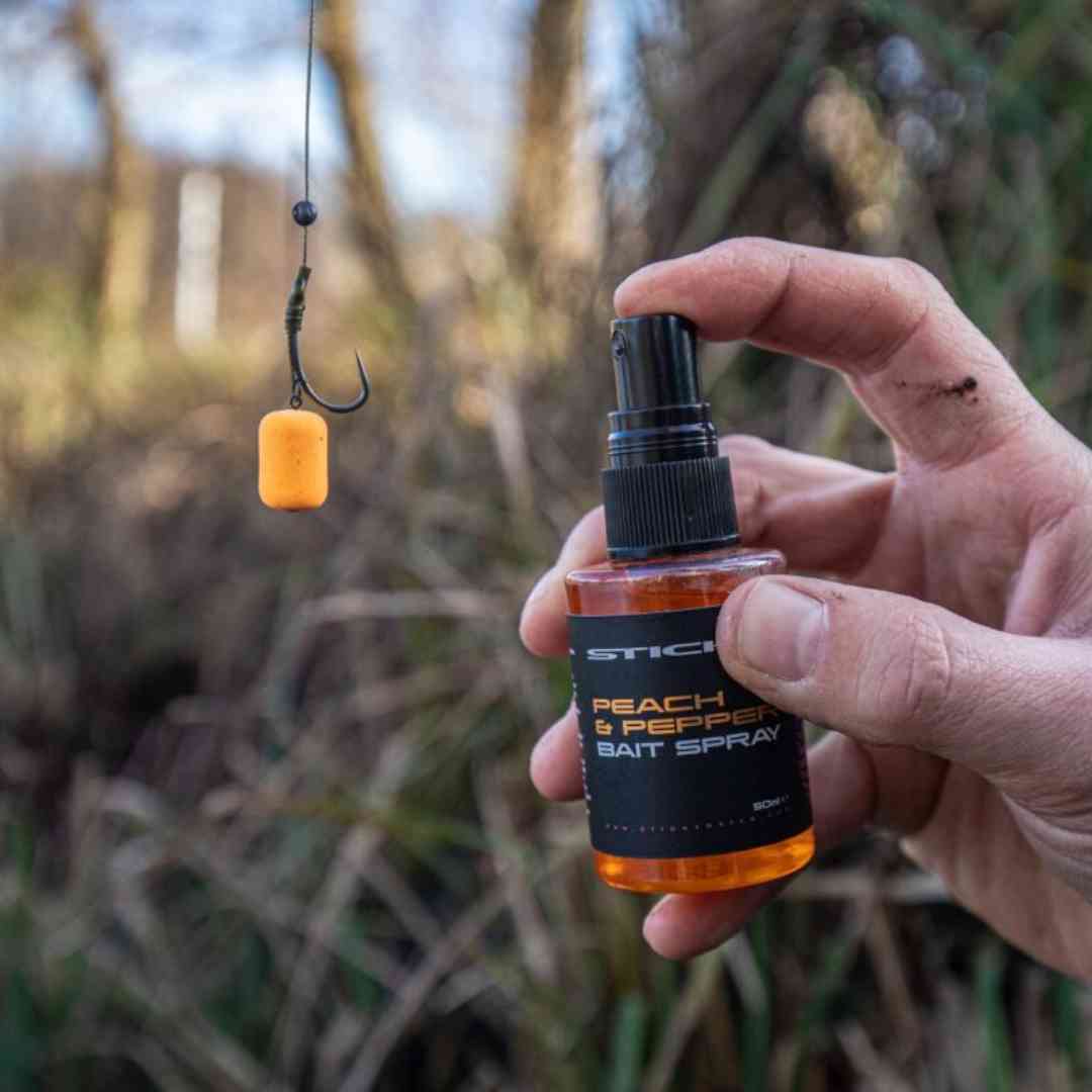 Spraying wafter baits