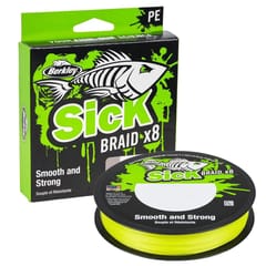 Berkley Sick Hi-Vis Yellow Braid 150m