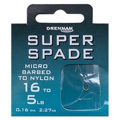 Drennan Super Spade Hook To Nylon Hook