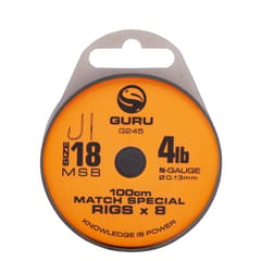 Guru Match Special Fishing Ready Rigs 1m 2