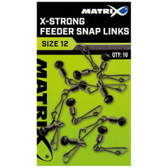 Matrix X-Strong Feeder Snap Links Packet