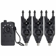 Nash Siren R3+ 3-Rod Fishing Bite Alarm Presentation Set