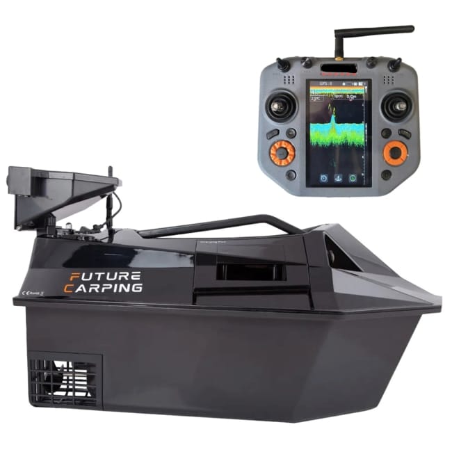 Future Carping V70 All In One Bait Boat - Black