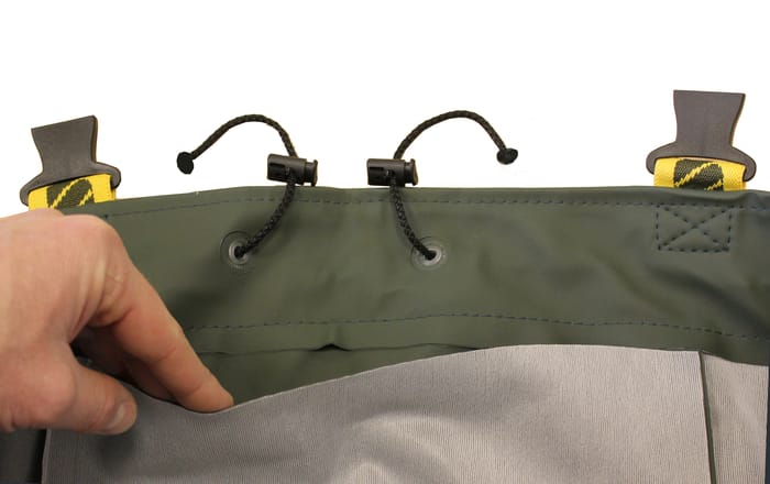 Vass 700E Nova Heavy Duty PVC Chest Wader Waist Material
