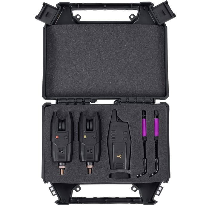 Korum KBI-R 2 Rod Alarm Presentation Set In Case