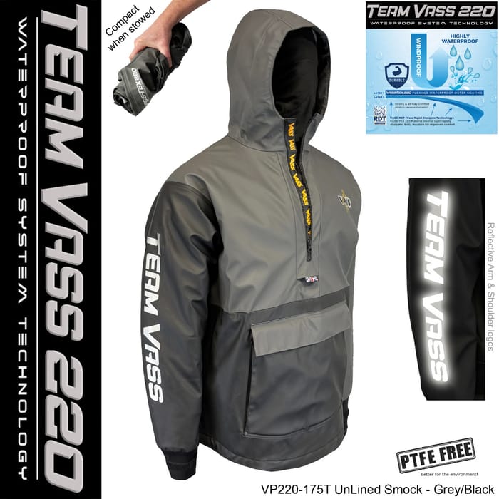 Vass Team Vass 220 Smock - Grey / Black