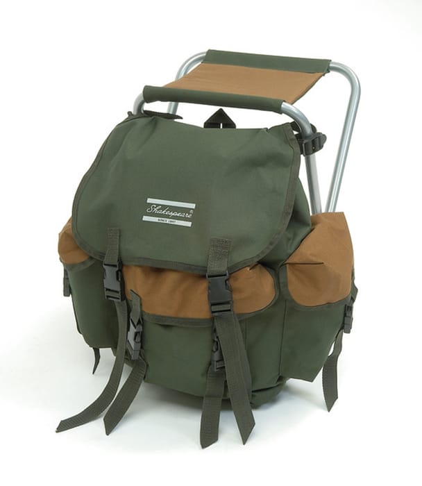 Shakespeare Folding Fishing Stool with Back Pack 4