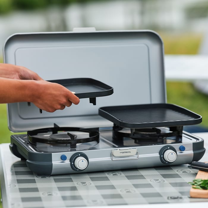 Campingaz Camping Kitchen 2 Grill & Go Stove In Use 5