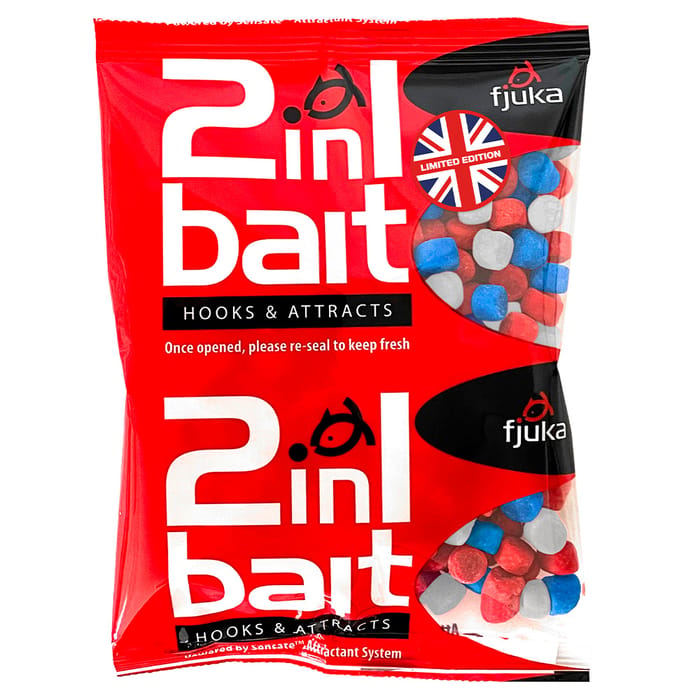 Fjuka Fatboys 2 In 1 Fishing Bait Red White & Blue