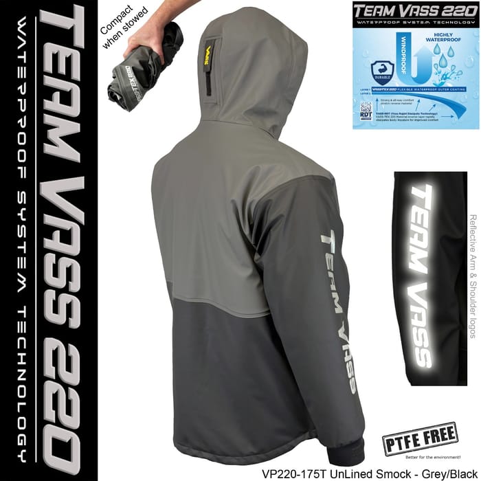 Vass Team Vass 220 Smock - Grey / Black