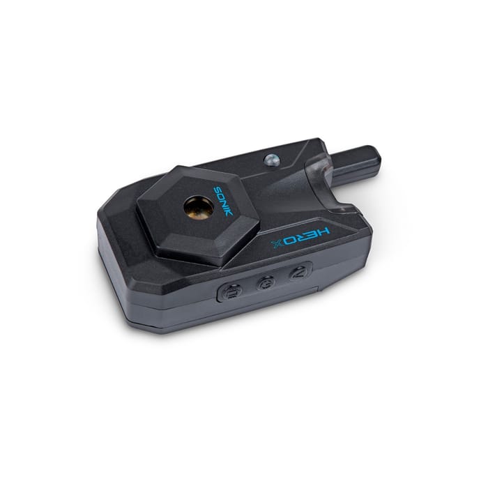 Sonik HeroX Blue Bite Alarm Set 3+1 Inc Bivvy Light