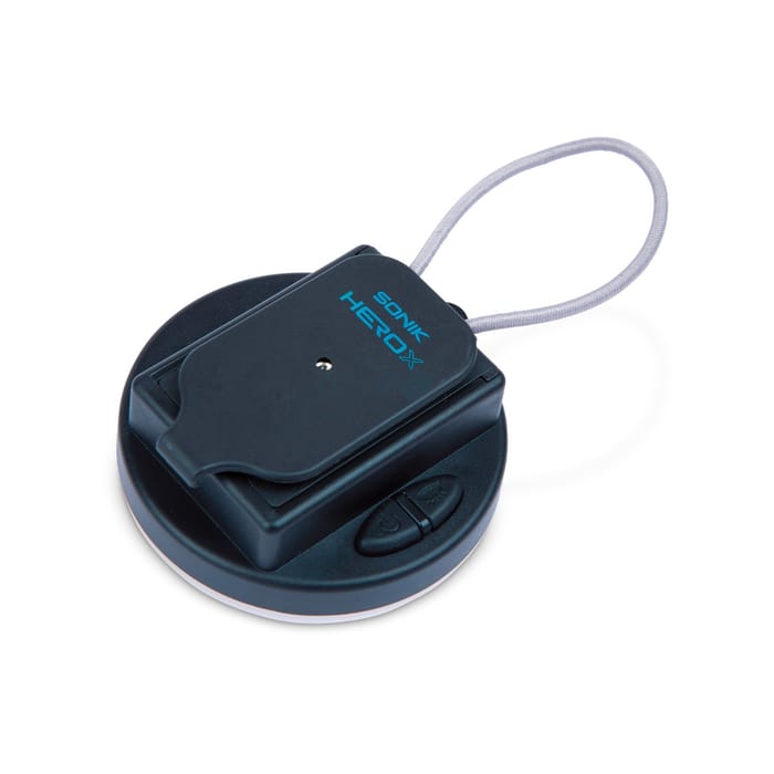 Sonik HeroX Blue Bite Alarm Set 3+1 Inc Bivvy Light