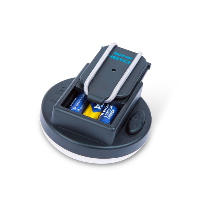 Sonik HeroX Blue Bite Alarm Set 3+1 Inc Bivvy Light