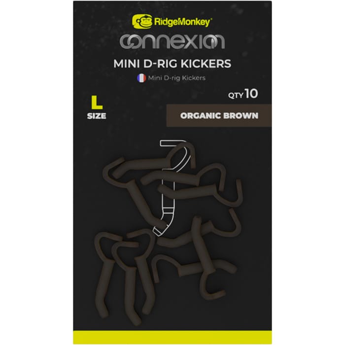 RidgeMonkey Connexion Mini D-Rig Kickers Large Organic Brown