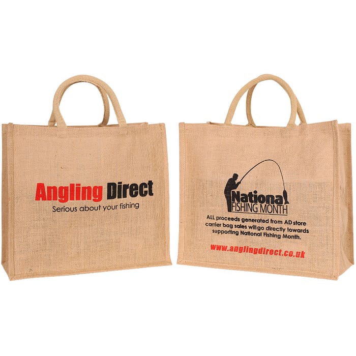 AD Hessian Fishing Bag For Life 2