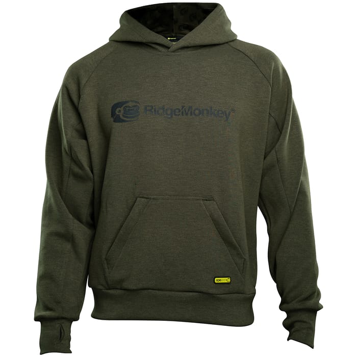 RidgeMonkey APEarel Dropback MicroFlex Hoody Green