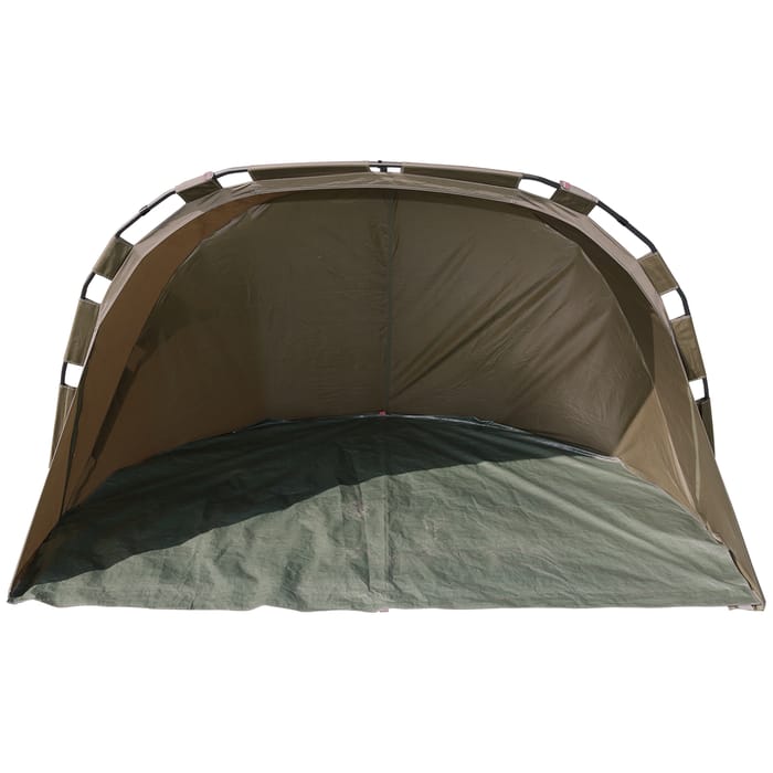 Advanta Protector MZ Fishing Shelter Front View with Groundsheet