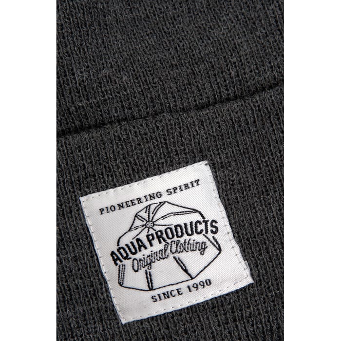 Aqua Products Charcoal Beanie Close Up 1