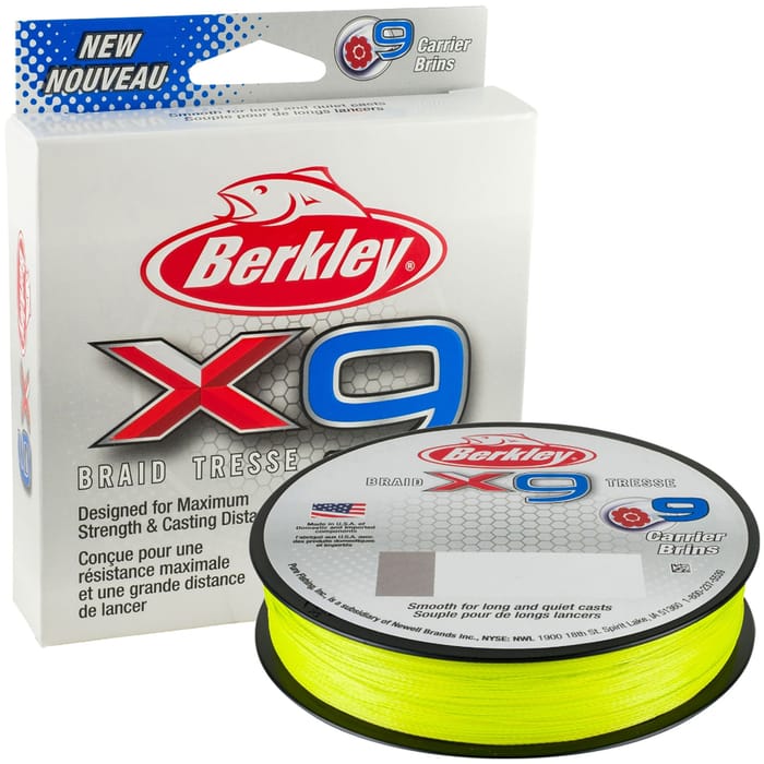 Berkley X9 Braid Flame Green 2