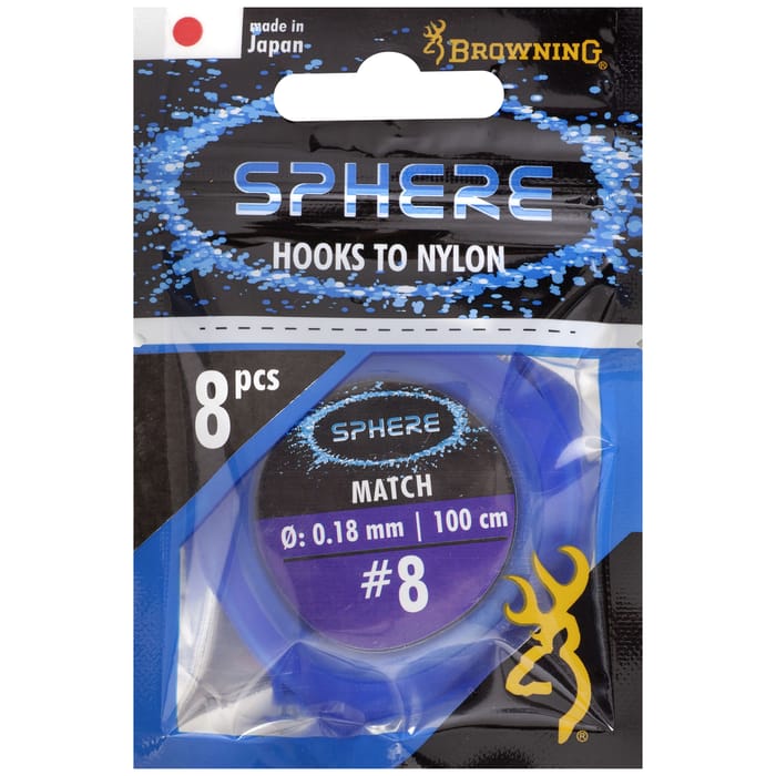 Browning Sphere Match Hooks To Nylon Packet