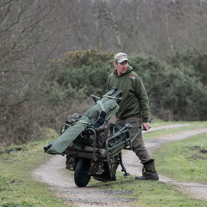 Carp Porter Navigator Puncture Proof Barrow DPM In Use