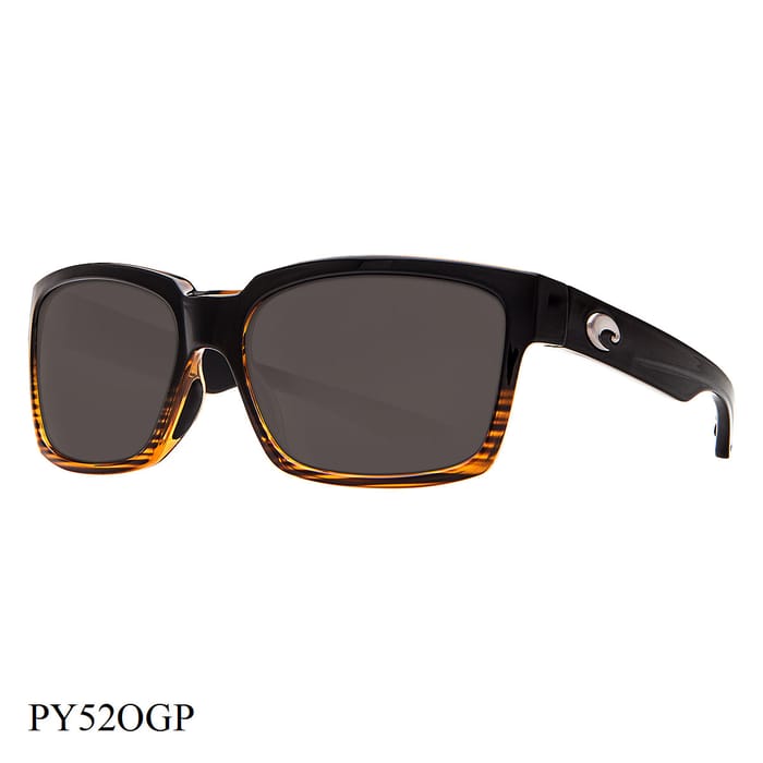 Costa Del Mar Playa Sunglasses Coconut Fade Frame Grey Lenses