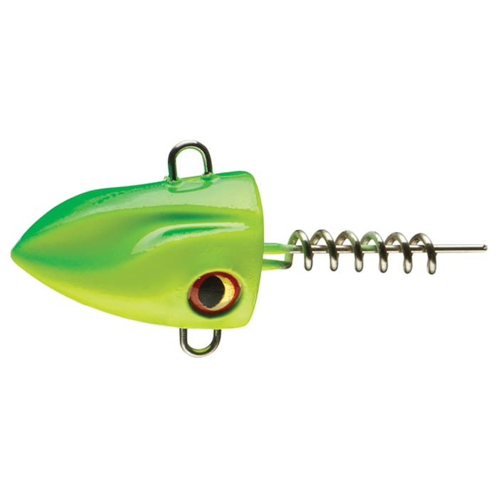 Daiwa Prorex Screw-In Pelagic Jig Heads Lime Chartreuse