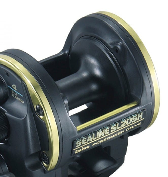 Daiwa Sealine SLOSH Multiplier Reels Close Up
