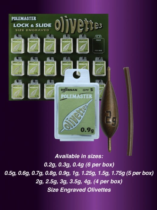 Drennan Polemaster Fishing Olivettes Lock and Slide Information 2