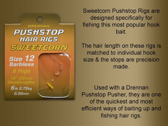 Drennan Quickstop Sweetcorn Fishing Hair Rigs Information 1