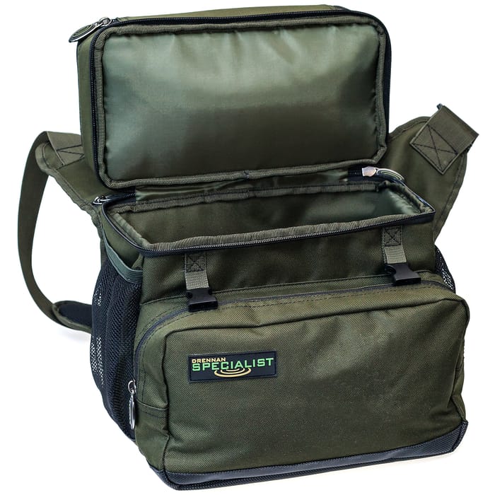 Drennan Specialist Compact 20L Roving Fishing Bag Top Open