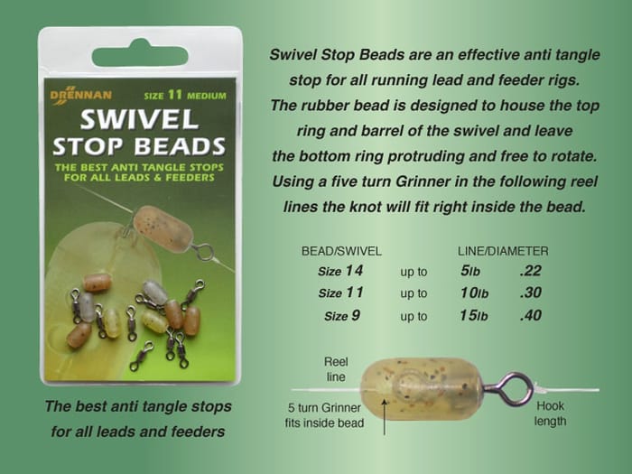 Drennan Swivel Fishing Stop Beads Information