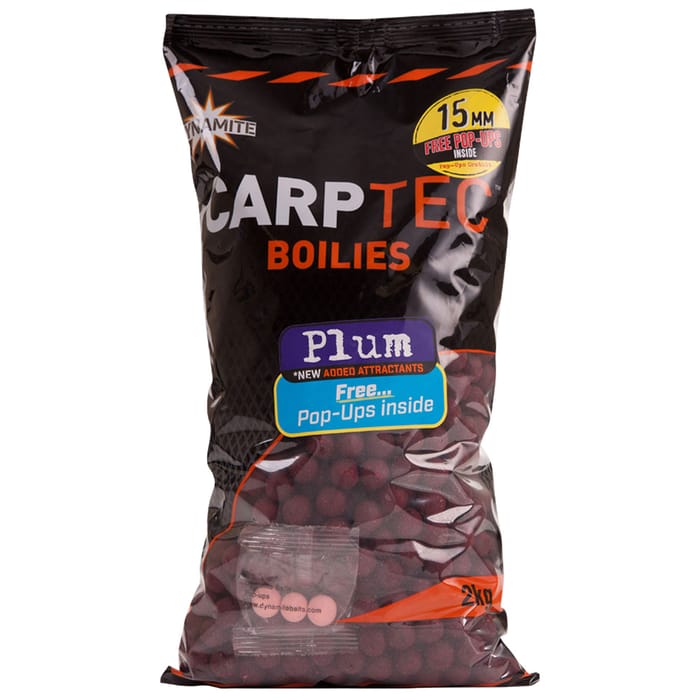 Dynamite Carp-Tec Plum Boilies 